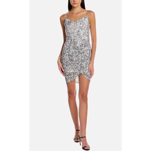 NWT BCBGENERATION Tullip Hem Floral Slip Dress - Picture 1 of 15